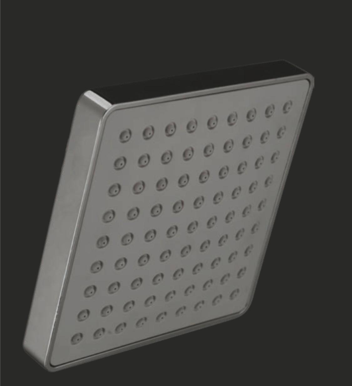 125MM SQ SINGLE FLOW OVER HEAD SHOWER 