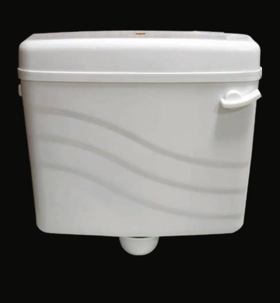 PVC SINGLE FLUSH CISTERN 10 LTR