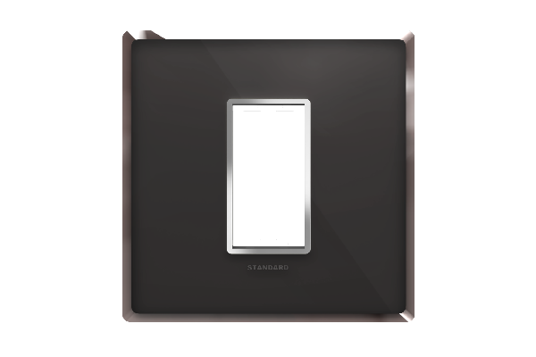 4M ALINA BLACK COMBINED PLATE