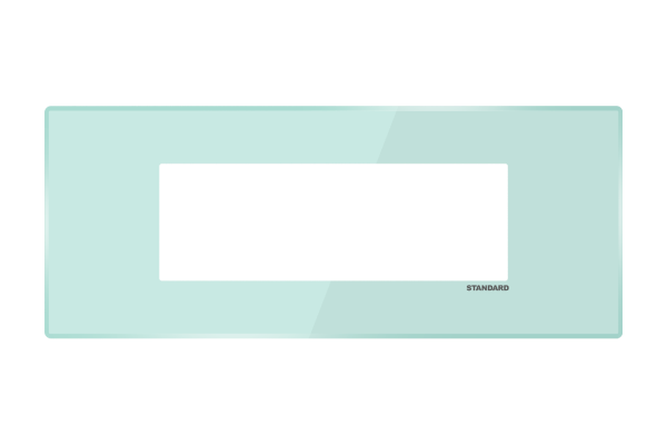 8M (H) ALINA ACRYLIC COMB PLATE SEA GREEN